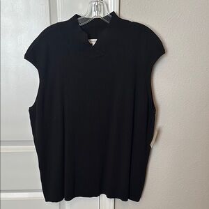 Coldwater Creek Black Sleeveless Women's Top NWT 3X (24-26)